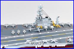 CV-64 USS Constellation Aircraft Carrier Model, Navy, Scale Model, Mahogany