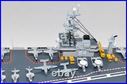 CV-64 USS Constellation Aircraft Carrier Model, Navy, Scale Model, Mahogany