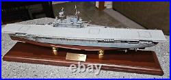 CV-8 USS Hornet Aircraft Carrier WWII executive Desk Top 1/350 ES Ship Model