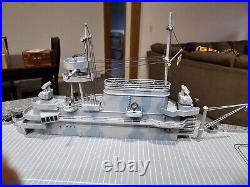 CV-8 USS Hornet Aircraft Carrier WWII executive Desk Top 1/350 ES Ship Model