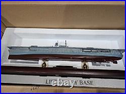 CV-8 USS Hornet Aircraft Carrier WWII executive Desk Top 1/350 ES Ship Model