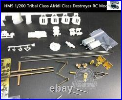 CY510 HMS 1/200 Tribal Class Afridi Destroyer RC Model Kit with Detail Upgrade