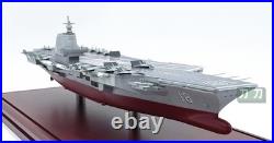 China 18 Fujian aircraft carrier 1/700 Simulation alloy ship Pre-built Model new