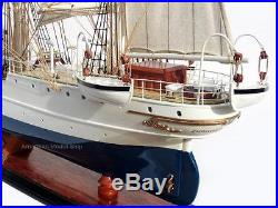 Christian Radich Norwegian Tall Ship Assembled 38 Handmade Wooden Ship Model