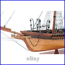 Civil War CSS Alabama SHIP REPLICA 31 No-Sails Display Wood Model Collectible