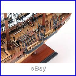 Civil War CSS Alabama SHIP REPLICA 31 No-Sails Display Wood Model Collectible