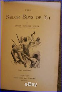 Civil War Navy Army Union CSA Sea Ship Port Battle USS Sailor Boys Captain Fleet