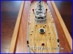 Collectible Soviet Russian (MTB) Motor Torpedo Boat D-3 Desk Top Model Ship Navy
