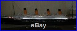Completed and ready to ship 1/400 RMS Titanic model with led lights