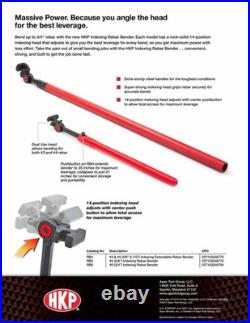 Crescent H. K. Porter 3/4 (#6) Indexing Rebar Bender RB6, Red/Black #6
