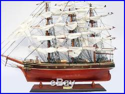 Cutty Sark Wooden Tall Clipper Ship Model 33 Fully Assembled