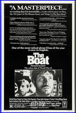 DAS BOOT/THE BOAT original WORLD WAR 2 SUBMARINE one sheet movie poster ROLLED