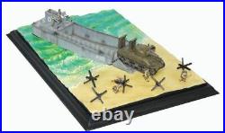 DRAGON US LCM (3) landing craft+Sherman M4A1 with scene 1/72 FINISHED MODEL SHIP