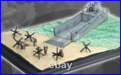 Dragon Higgins LCM(3) Landing Craft US Army withRangers Diorama 1/72 Ship Model