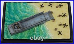 Dragon Higgins LCM(3) Landing Craft US Army withRangers Diorama 1/72 Ship Model