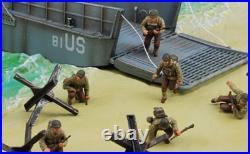 Dragon Higgins LCM(3) Landing Craft US Army withRangers Diorama 1/72 Ship Model