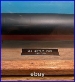 Dragon Model 1988 Submarine 22 Wood Carved Replica USS Newport News SSN-750