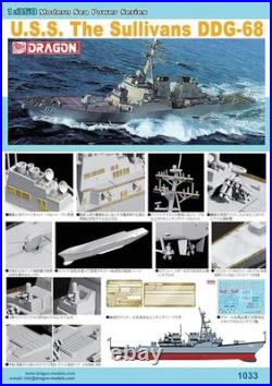 Dragon US Navy Guided Missile Destroyer DDG-68 The Sullivans Model kit DR1033