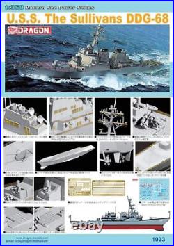 Dragon US Navy Guided Missile Destroyer DDG-68 The Sullivans Model kit DR1033