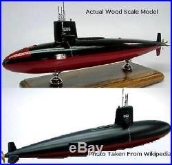 Dynamics USS Scorpion USA Submarine Desktop kiln Dried Wood Model Large New