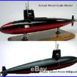 Dynamics USS Scorpion USA Submarine Wood Model Regular