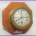 EARLY 1900s U. S. NAVY CHELSEA 4 5/8 DECK CLOCK / SMALL SHIP