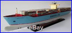 EMMA MAERSK E-Class Container Ship 42 Handmade Wooden Model Ship NEW