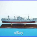 EXECUTIVE MODELS SCMCS005 LIBERTY SHIP 1/192 (MBRLIBTR) with WOODEN DISPLAY STAND