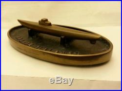 Electric boat company submarine paperweight world war 11 Groton Connecticut navy