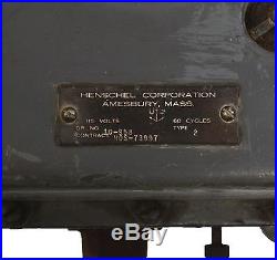 Engine Room Telegraph Henschel Corp US Navy Ship NOS-73997 Control Answer Box