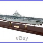 Executive Series Ship Uss Intrepid Aircraft Carrier 1/350 Scale Wooden Scmcs019