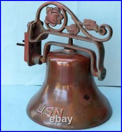 Extremaly RARe US NAVY Bronze BELL
