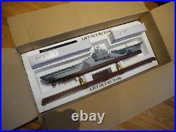 Extremely RARE Franklin Mint U. S. S. Yorktown CV-10 Aircraft Carrier LIMITED ED