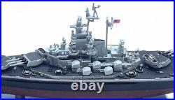 FLOZ USS Massachusetts BB-59 battleship 1944 11000 DIECAST ship Pre-built Model