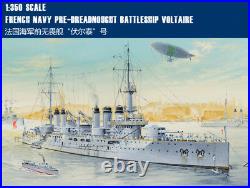 FRENCH NAVY PRE-DREADNOUGHT BATTLESHIP VOLTAIRE 1/350 ship Trumpeter model kit