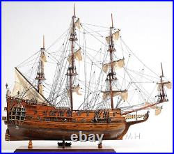 FULLY ASSEMBLED Royal Navy HMS Fairfax Historical Museum Quality Ship Model