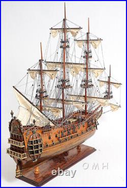 FULLY ASSEMBLED Royal Navy HMS Fairfax Historical Museum Quality Ship Model