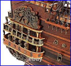 FULLY ASSEMBLED Soleil Royal Ship Model Museum-Quality