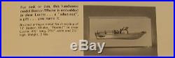 Factory Issue Exotic Boston Whaler Model Boat Rare Encased Version