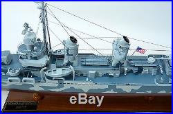 Fletcher Class Destroyer DD-445 36 Camouflage Handmade Wooden Warship Model