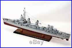 Fletcher Class US Navy Destroyer DD-445 36 Handmade Wooden Model Warship