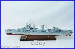 Fletcher Destroyer DD 445 36 Handmade Wooden Warship Model