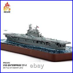 For MILVIC USS Enterprise CV-6 US Navy Aircraft Carrier 1942 1700 Ship Model