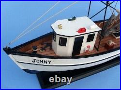 Forrest Gump Fully Assembled Jenny Shrimp Boat Model, 16 Long, Handcrafted