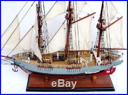 Fram Norwegian Antarctic Exploration Ship Model 24- Handmade Wooden Ship Model