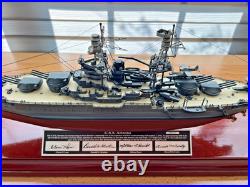 Franklin Mint USS Arizona 1/350 Scale 1094/1177 Signature Series Signed X4 Auto