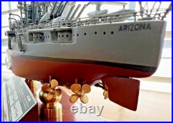 Franklin Mint USS Arizona 1/350 Scale 1094/1177 Signature Series Signed X4 Auto