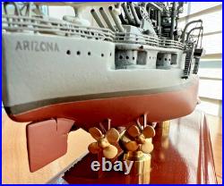Franklin Mint USS Arizona 1/350 Scale 1094/1177 Signature Series Signed X4 Auto