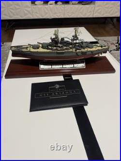 Franklin Mint USS Arizona BB-39 Signature Edition 1350 Model COA Ltd 0409/1177