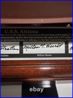 Franklin Mint USS Arizona BB-39 Signature Edition 1350 Model COA Ltd 0409/1177